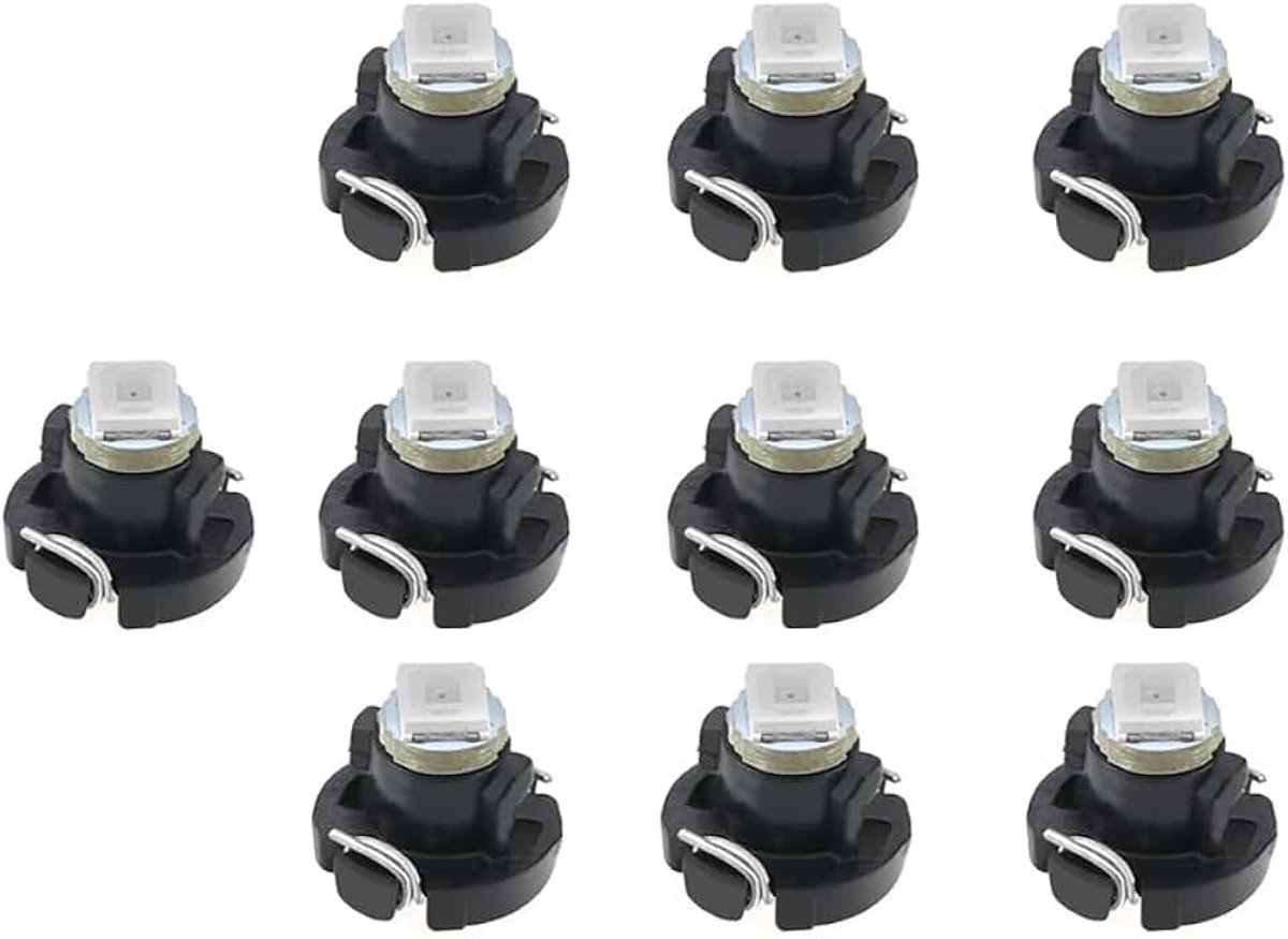 Idea 10 STKS T3 8mm Kegel LED Lamp 1LED SMD1210 Chip 10LM Extreem Helder voor Auto Dashboard Instrument Leesmeter Panel Licht 12 V 6000 K Blauw