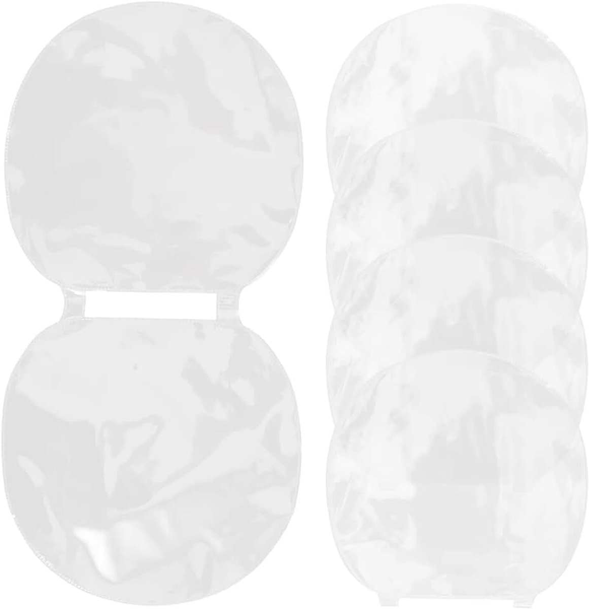 Tafeltennisbatje, beschermfolie, dubbelzijdige transparante folie, 5 stuks, professionele vloerbedekkingsbescherming voor een langere levensduur en veilige grip