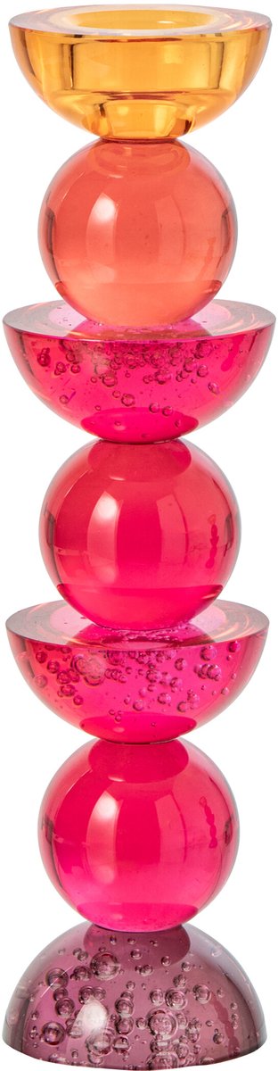J-Line kandelaar - glas - multi - large