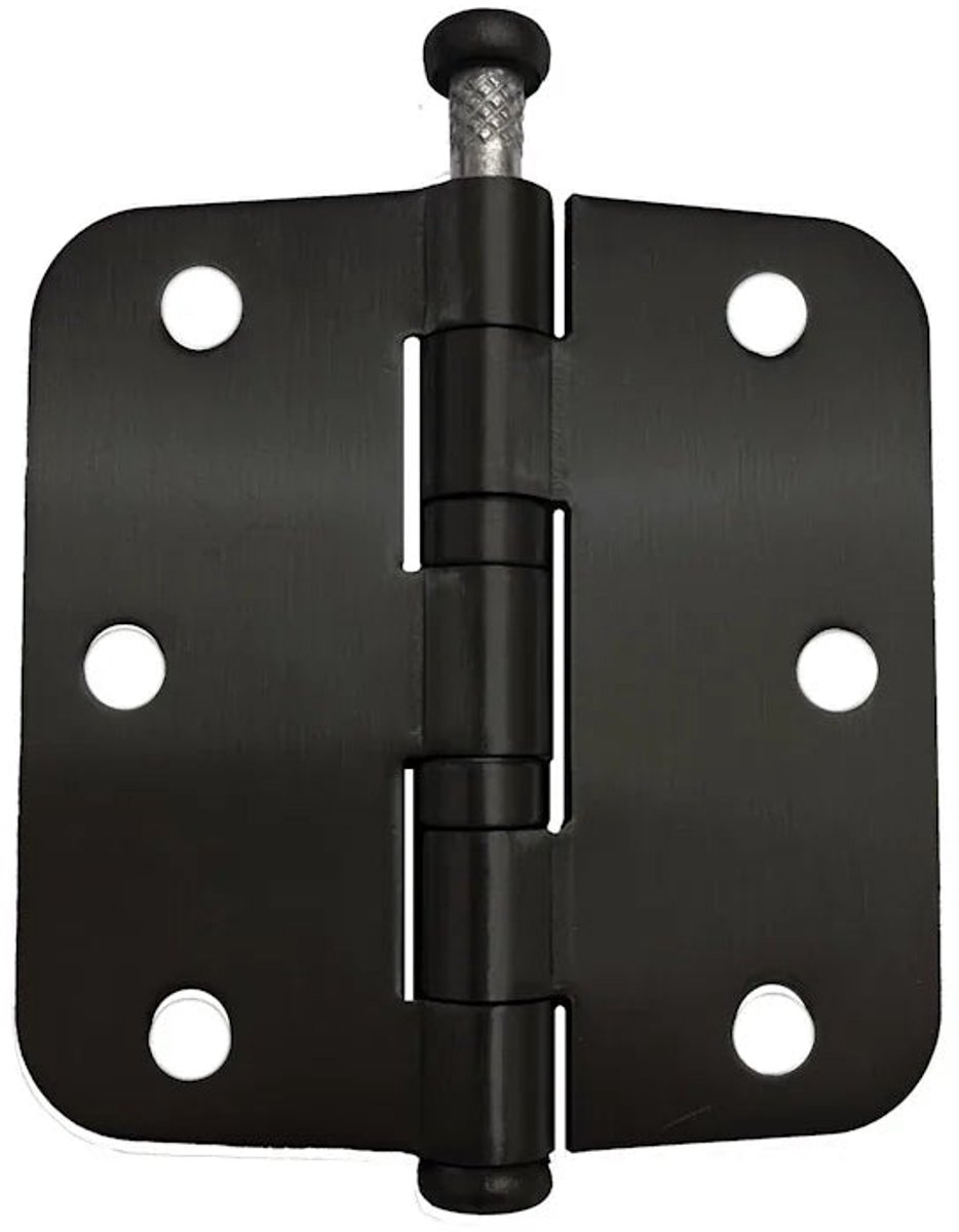 DutchLine - Kogellagerscharnier - Mat Zwart - 89x89mm