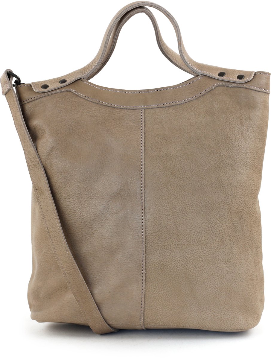 Bear Design Andrea Leren Handtas - Schoudertas - Taupe