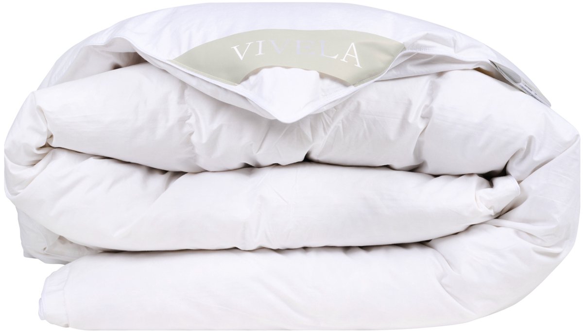 Vivela Dekbed Luxury Enkel - Veren/Dons - 140x220 cm (BxH) - Extra lang