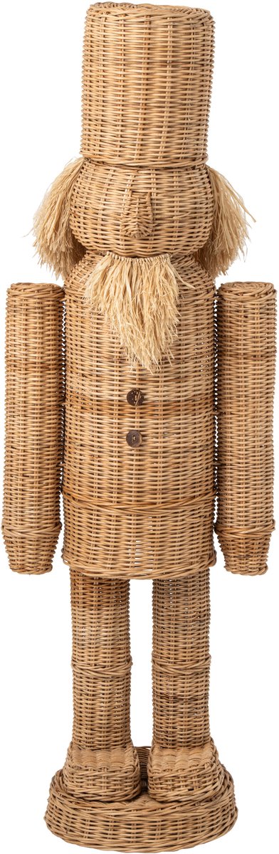 J-Line Notenkraker - rotan - naturel