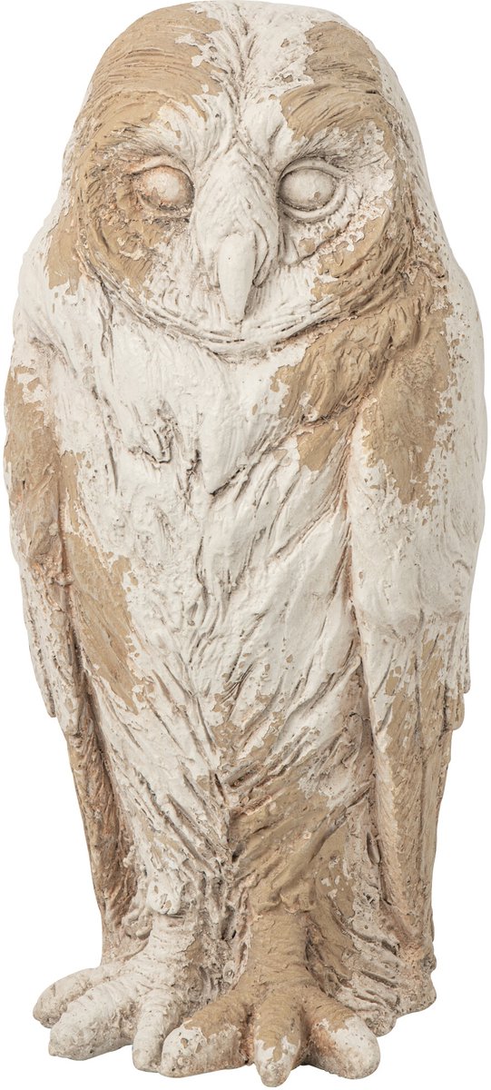 J-Line Uil voor buiten - magnesium - ecru/beige