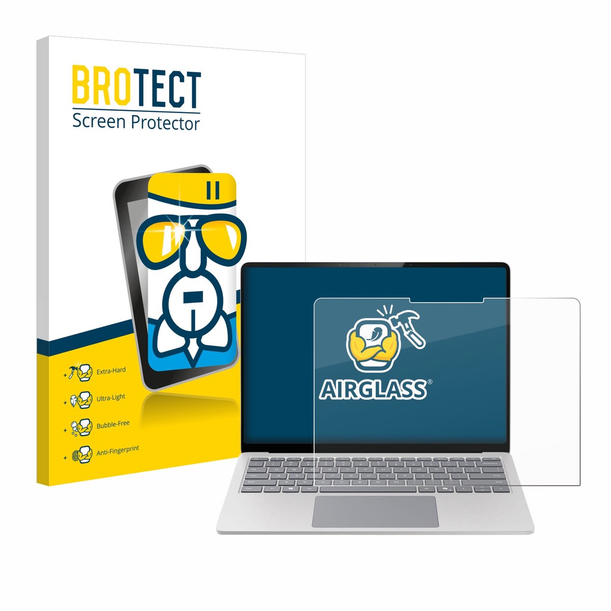 Screenprotector voor Microsoft Surface Laptop 7 13.8" Beschermglas transparant