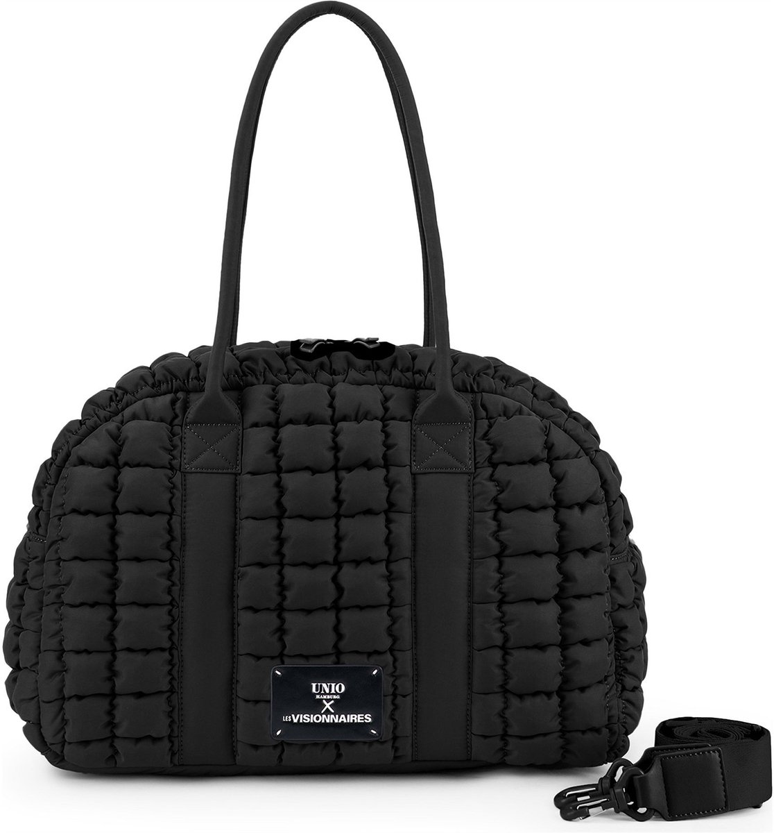 Unio Hamburg x Les Visionnaires handtas schoudertas Bowling Blackline Bubble Unio Black zwart