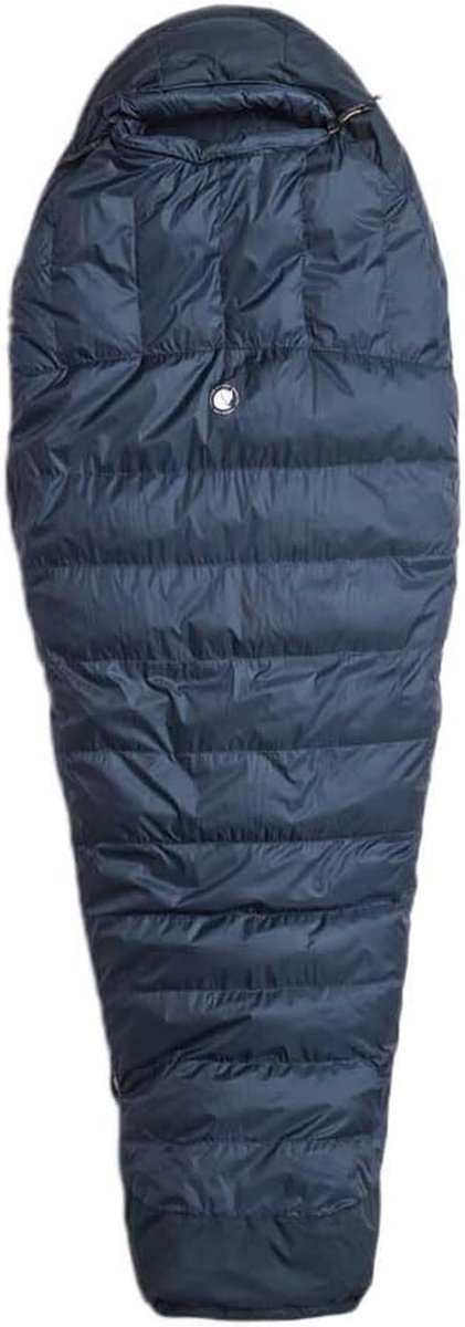 Lange Slaapzak - Mummy Slaapzak - Kamperen en Hiken - Synthetisch Materiaal - One Size - Marineblauw