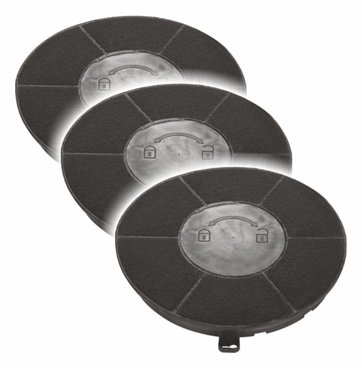 3x Gorenje Koolstoffilter 264308 / AH023