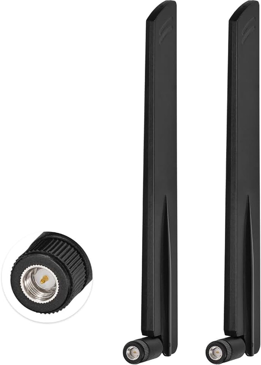 Hoge versterking 4dBi 4G LTE Cellular Trail wildcamera antenne omnidirectionele SMA Male (2-pack) compatibel met draadloze cellulaire wilddieren camera trail wilde camera's