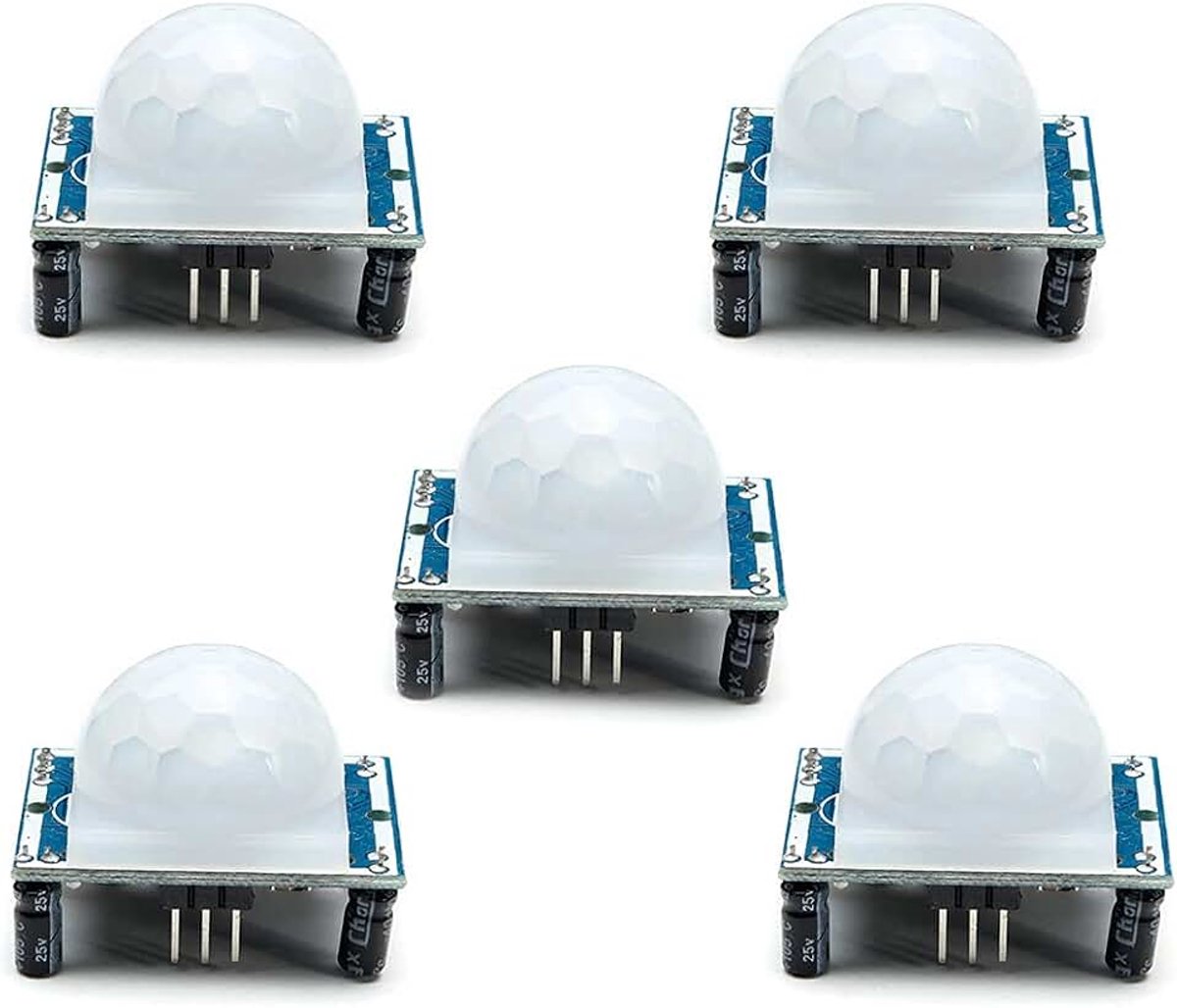 5 stks Human Sensor Module Pyro-elektrische Infrarood PIR Bewegingsdetector Modules