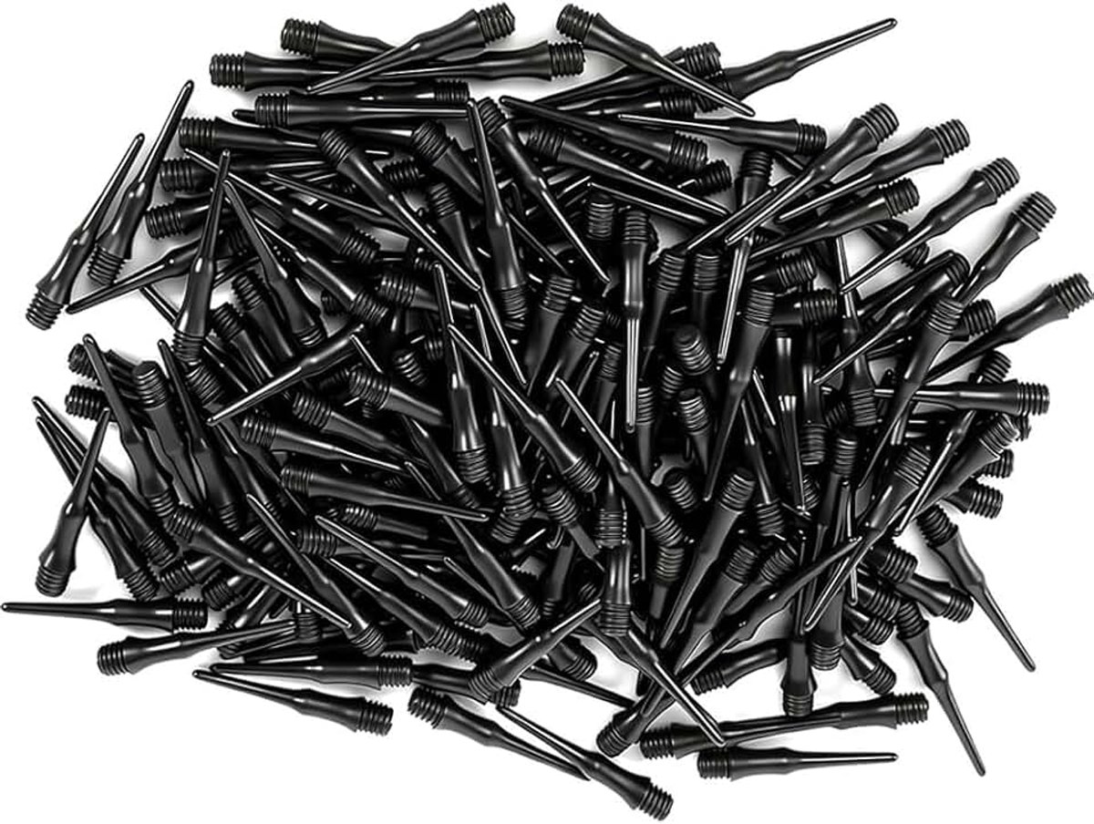 Dartpunten van kunststof, 100 stuks, premium softdartpunten, reservepunten voor softdartpijlen, 2BA schroefdraad, dartpijlpunten, softdarts reservepunten, voor dartsportliefhebbers