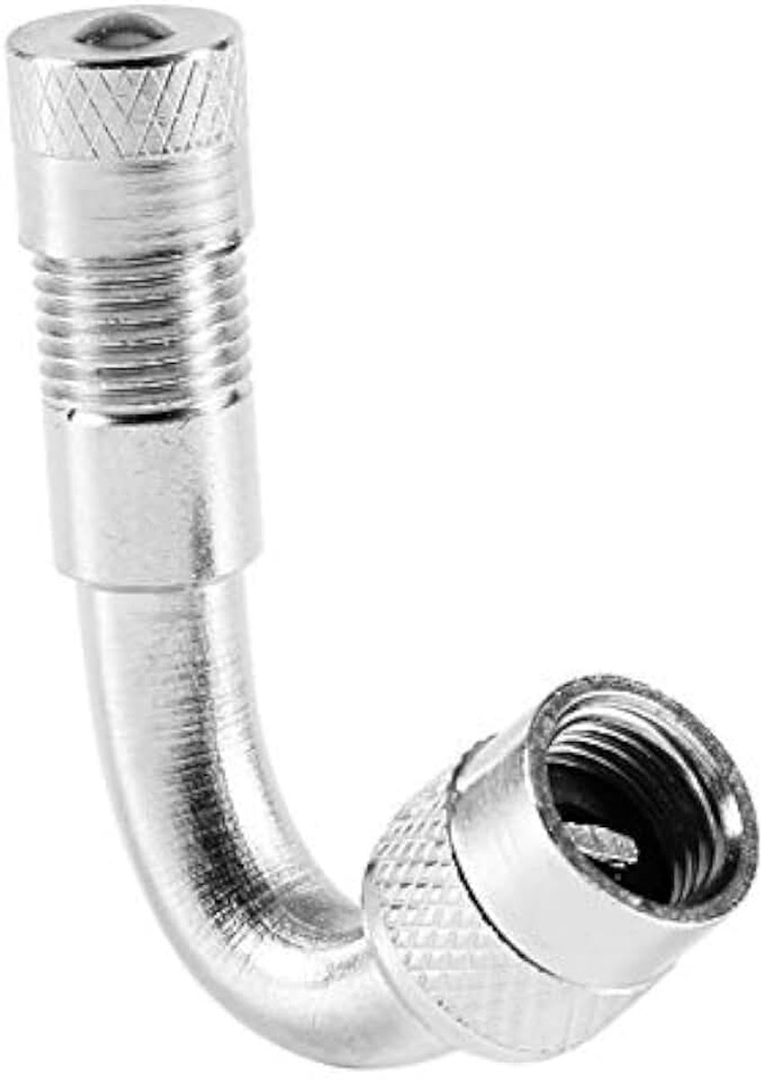 Autobanden ventielverlenging, motorfiets auto bandenventiel verlenging 45/90/135 graden bandenventiel verlengadapter voor auto, motorfiets fiets (45°)