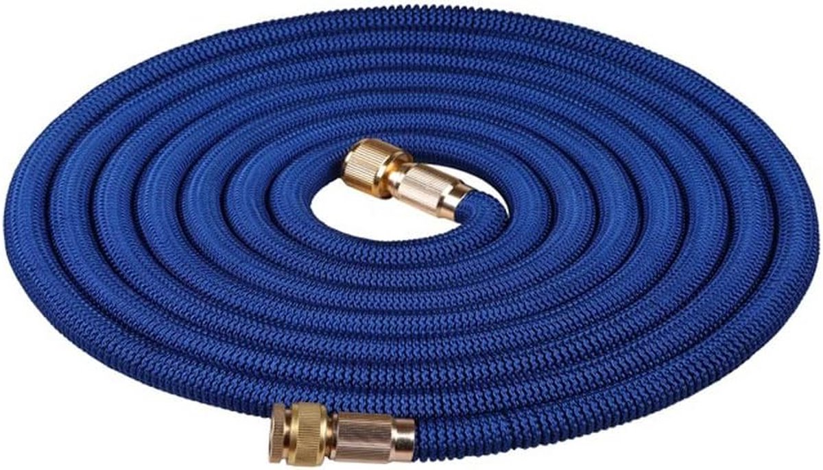 Tuinslang - Flexibele slang - Water geven - Zelf oprollend - 1.5 meter - Blauw