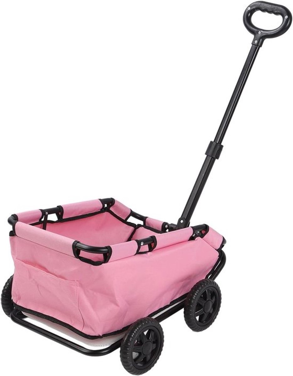 Opvouwbare Hondenbuggy met 4 Wielen voor Kleine Honden en Katten tot 12 kg - Draagbaar, Lichtgewicht en Comfortabel