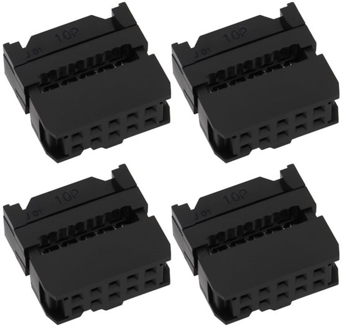 IDC-kabelconnector - 10Pin - Hoogwaardige verbinding - 2,54 mm pitch - Vrouwelijk stopcontact - Perfect voor elektronische projecten - 50...