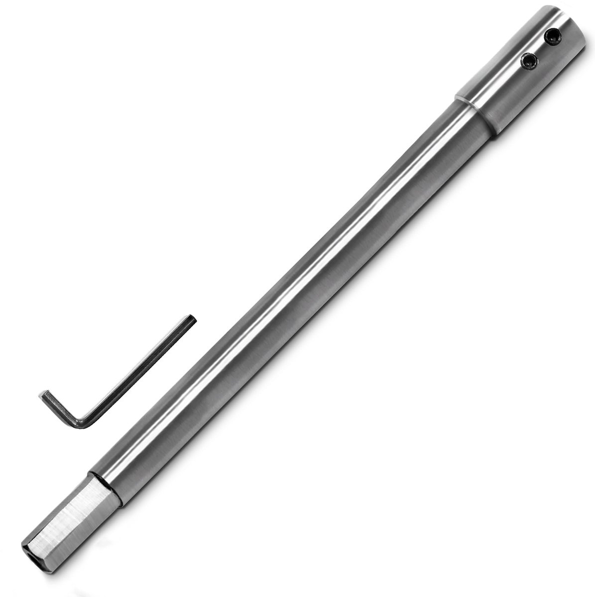 10 Inch Extra Lange Scheepsvijzel Extension Forstner Bit Extension met 1/2" schacht, accepteert 1/2" schacht, 1/2" Hex Drive - 1 Count Boor Extension