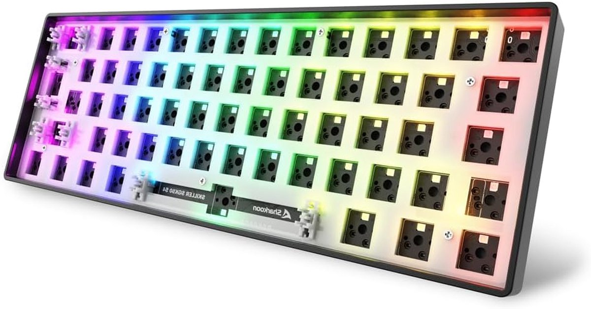 Mechanisch Toetsenbord - Barebone S4 Gen2 - Volledige Personalisatie - Hot-swap PCB - 60% Formaat - Zwart