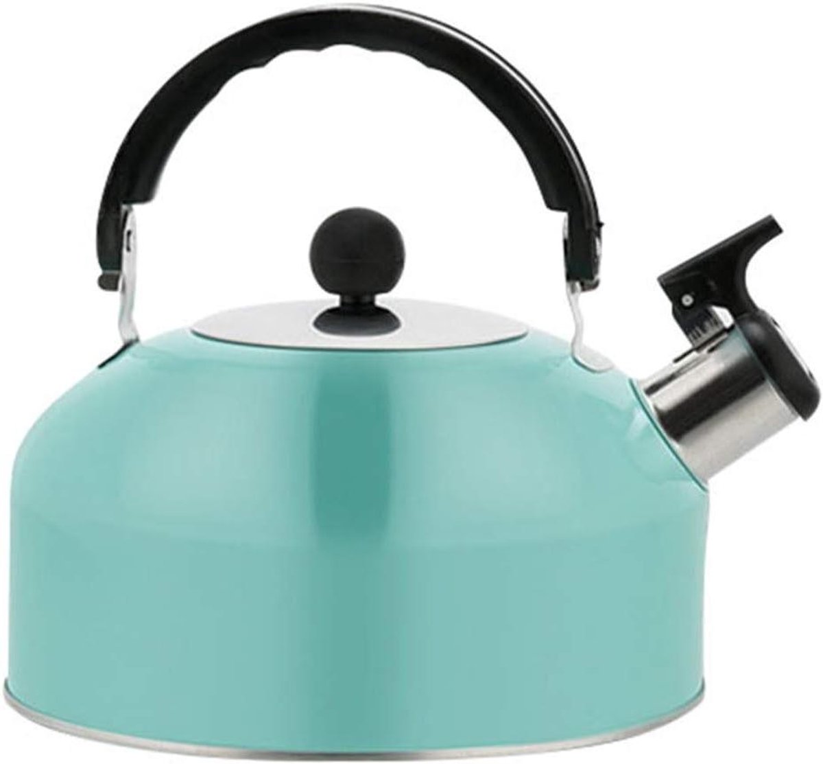 Waterkoker met Fluitje - Theepot RVS - Water Koken - Automatische Tuit - 2 Liter - Hemelsblauw
