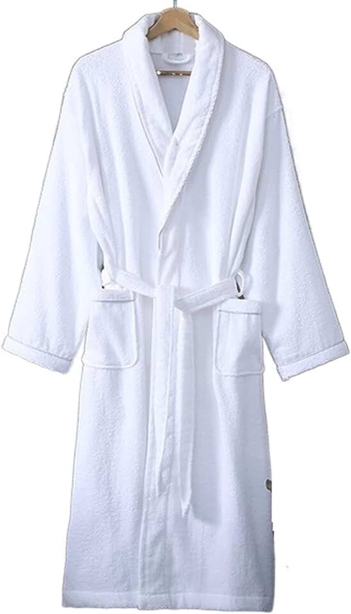 Gewaad Badstof Badjas Pyjama Gewaad Dames Lange Badjas Paar Pyjama Nachtjapon 100% Katoenen Badstof Gewaad Kimono good