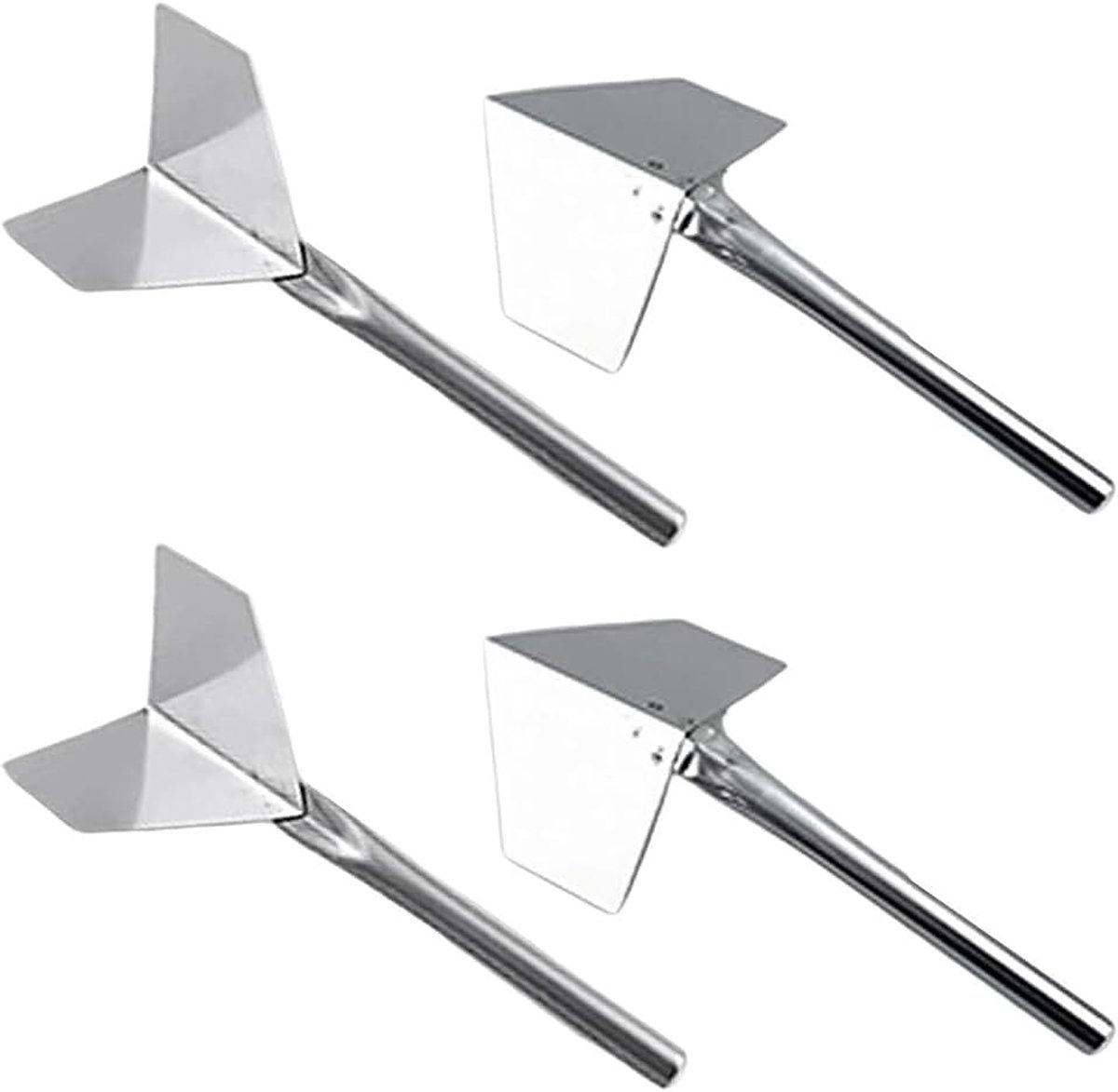 4-delige hoekklem voor binnen- en buitenwandhoeken, bouwgereedschap, roestvrij stalen gereedschap, decoratiegereedschap, betongereedschap