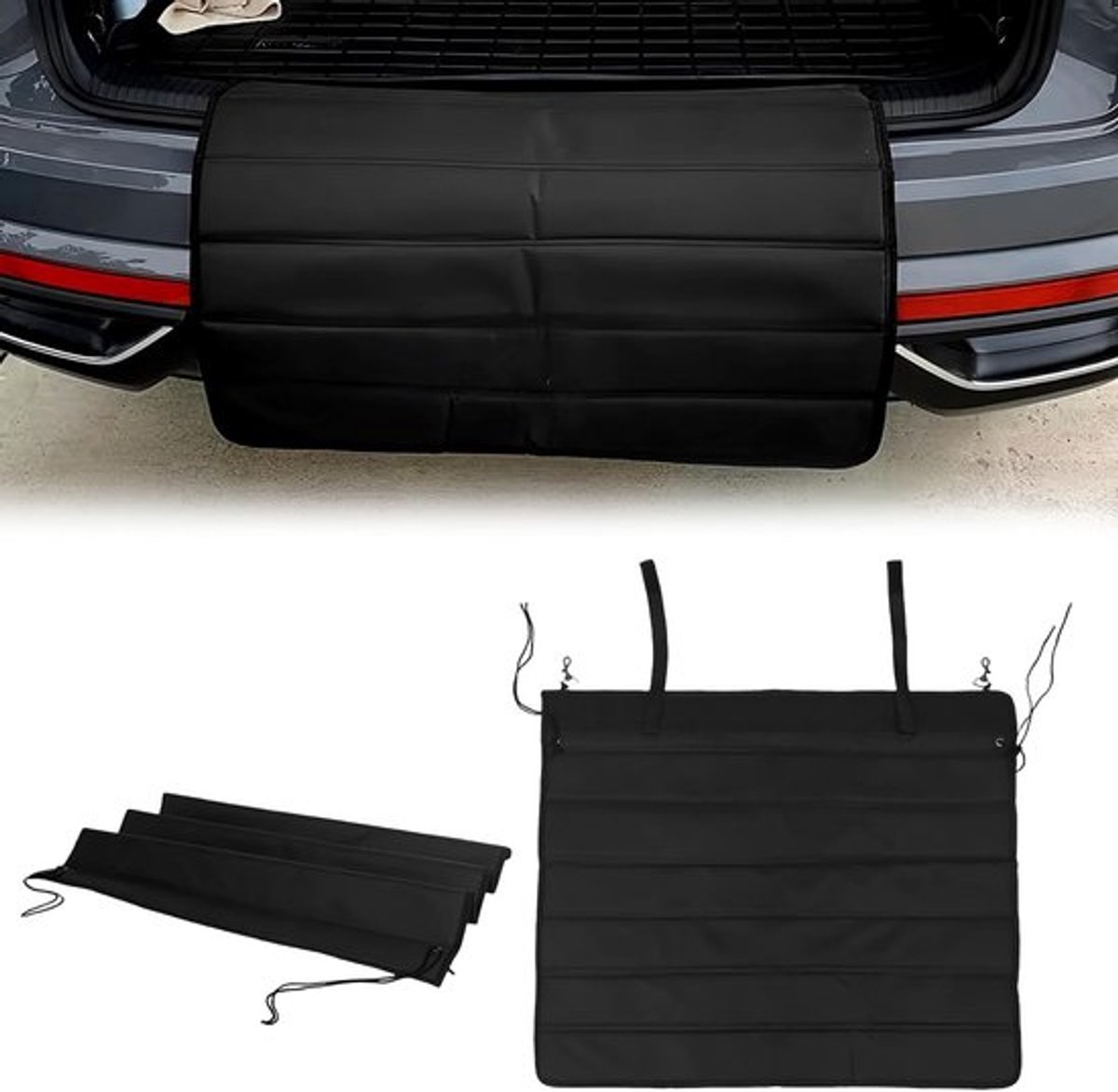 Hondenbumperbescherming en Kofferbakmat: Universele 80 x 64 cm Bumperbeschermer voor Auto's, Ideaal voor Honden, Bescherming tegen Krassen en Vuil