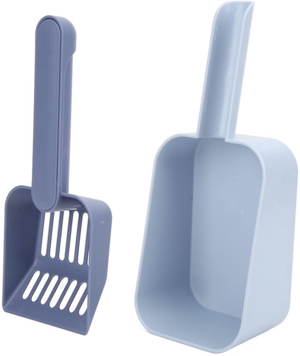 Kattenbakvulling Schop - Kattenbakvulling - Gecentraliseerde Afvalverwijdering - Ergonomisch Ontwerp - Gebogen Schopoppervlak - Handig in Gebruik - Kattenbakschop