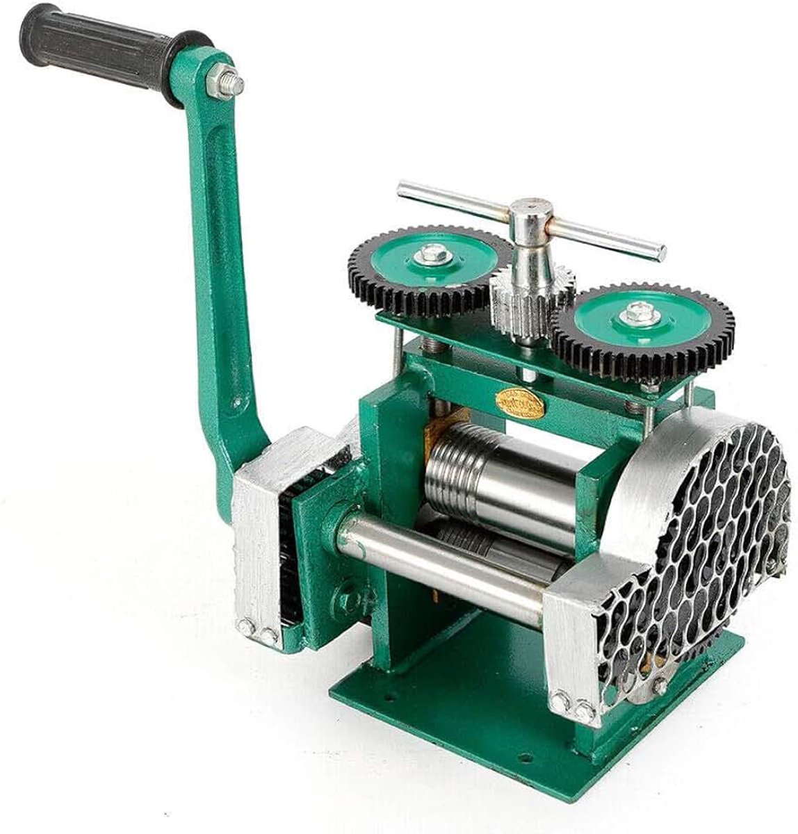 Combinatie walserij, handmatige walserij, handmatige walserij, sieraden, tabletteringswalsmachine voor doe-het-zelvers, juweliers, handwerk, professioneel, roestvrij staal, 85 mm