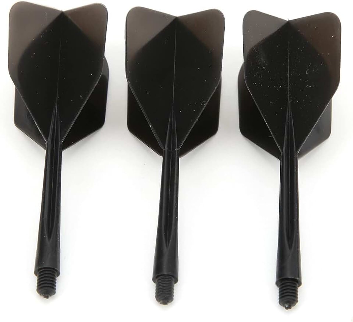 Shafts en Flights, Dart Shafts en Flights Geïntegreerde Dart met 3 X Geïntegreerde Dart en Flights voor 2BA Draaddiameter Dart Barrels(zwart)