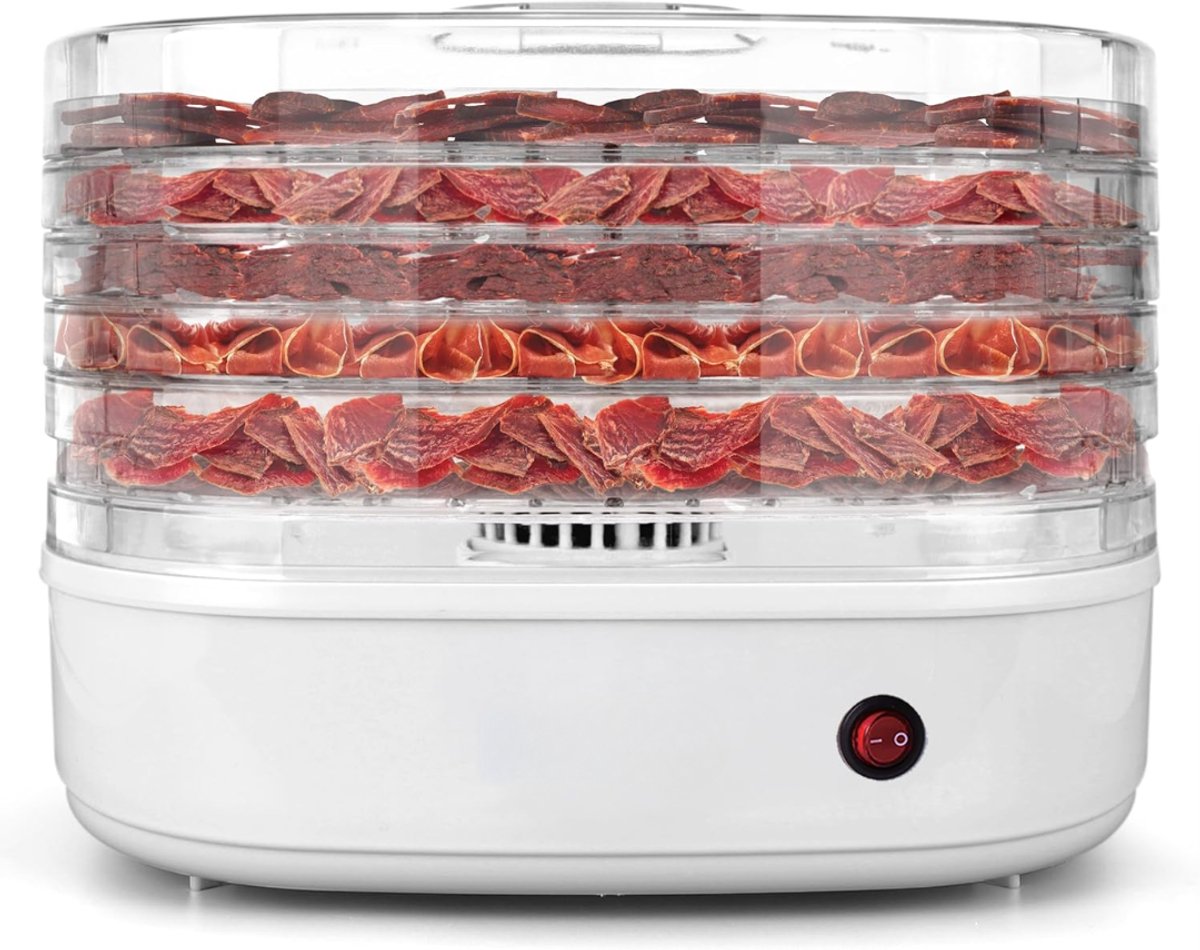 JCP® Voedseldroger - Droogoven - Dehydrator - Wit - 23cm x 30cm x 32cm