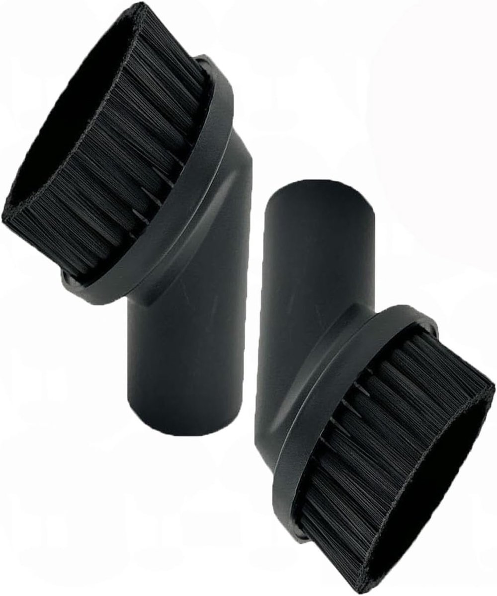 2 stuks Stofzuiger Borstel - Meubelborstel - Ronde kwast - 35 mm Diameter - Geschikt voor Philips, AEG, Bosch, Siemens, Miele, Panasonic, Rowenta - Universele Borstel Accessoires Stofzuiger - Voor de Meeste Stofzuigers