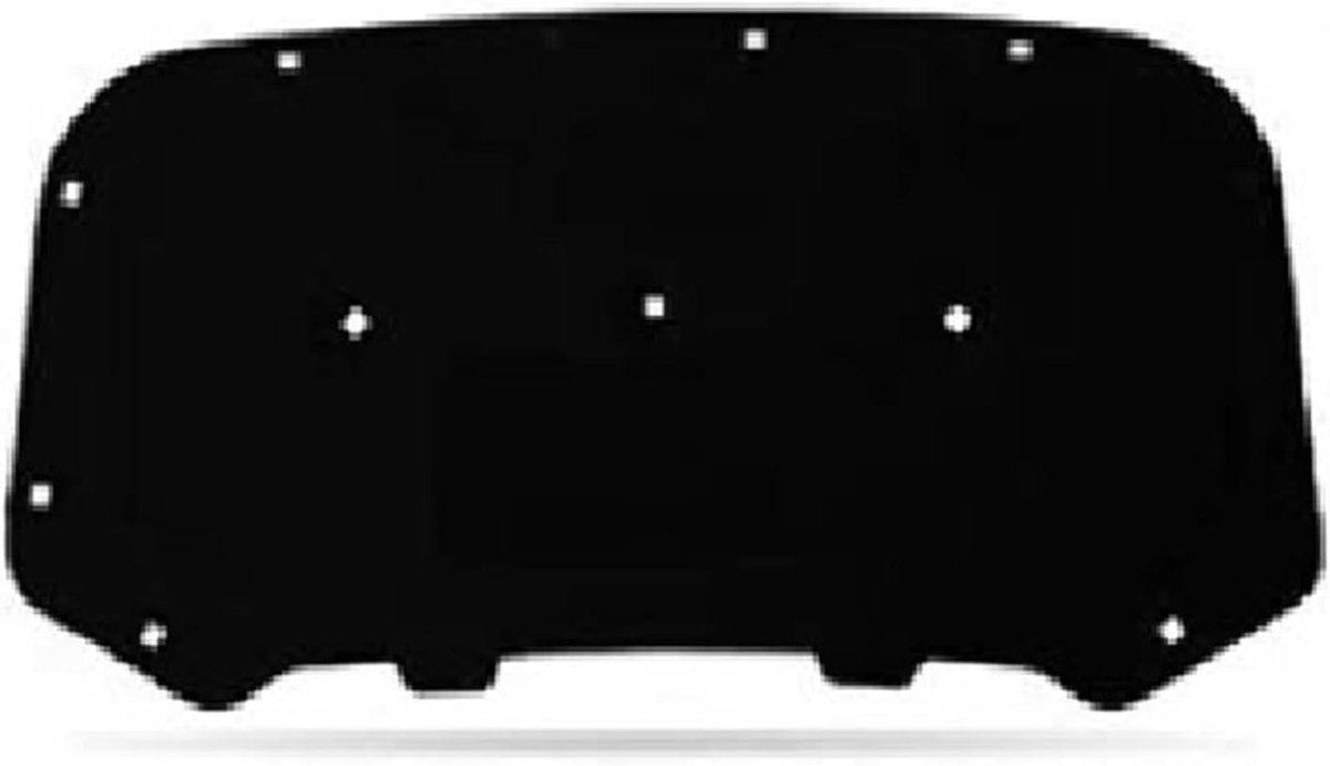 Motorkap Isolatie Katoen - Geluidsdempend Mat - Motor Beschermen - Warmte-isolerend - 25.4 x 12.7 x 5.08 cm - Zwart