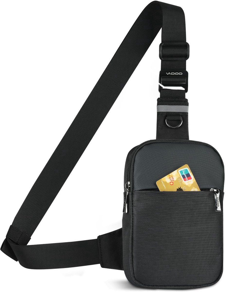 Casalora FRID Anti-diefstal Crossbody Tas – RFID Schoudertas, Lichtgewicht Nylon, Groot Vak, Voor Mannen en Vrouwen