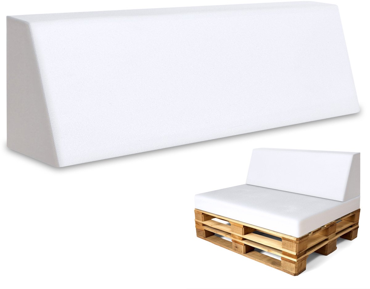 Schuimplaat palletkussen wigkussen vloermatras - Ideaal voor palletmeubels & bed Oeko-Tex certificaat