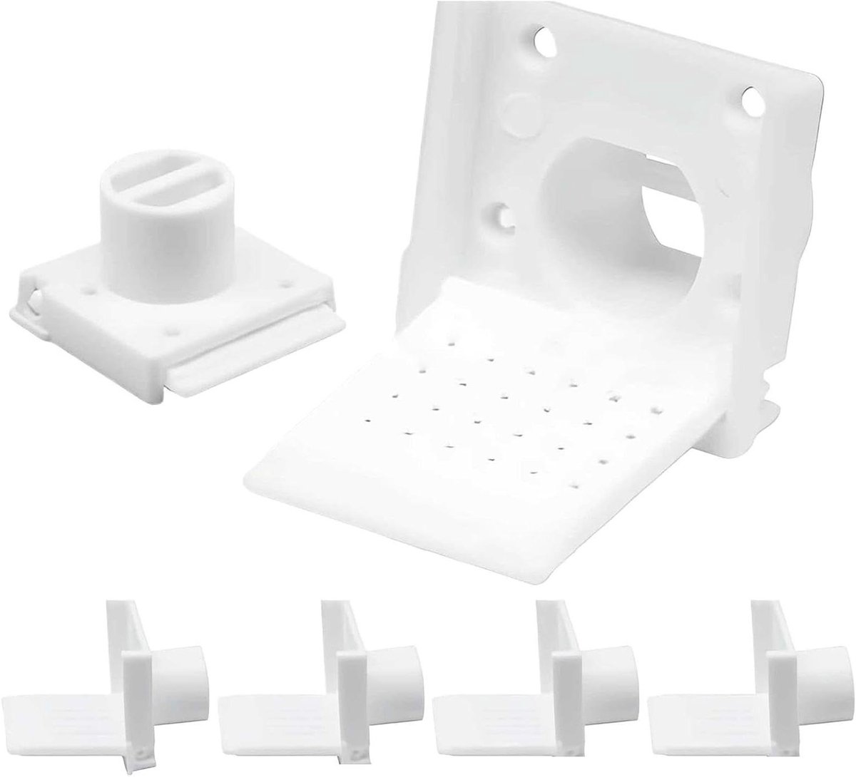 Toetredingsverkleiner Bijenkast - Toegangspoort Bijenteelt - Veilige Bijenhouderij - Ruimtebesparend Profiel - 6.5B x 5H cm - Wit