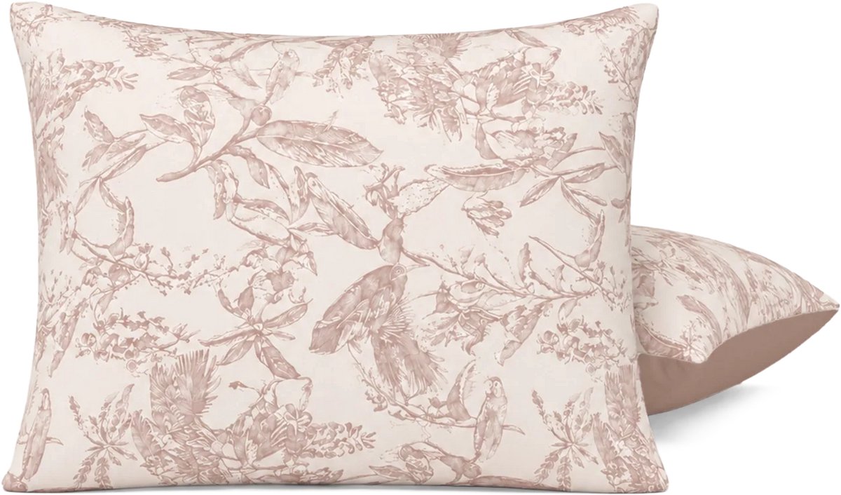 HappyBed Kussenslopen Jungle 60x70 cm - Kussensloop set 2 stuks - 100% - Ultieme slaapcomfort