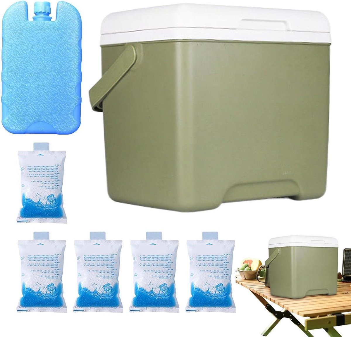 Lekvrije Koeler - Harde Kist - Buiten Leven - Langdurig Koel - 138 Liter - Enkel Kenmerk
