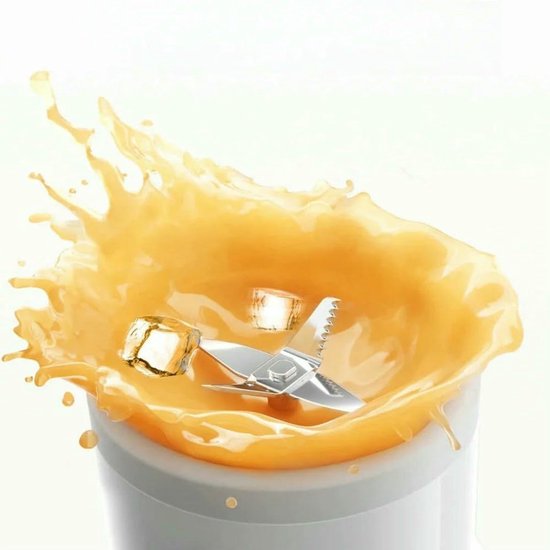 Draagbare Blender - Mini Sapmaker - Verse Smoothies Maken - USB-C Oplaadbaar - 300 ml - Wit — afbeelding 4