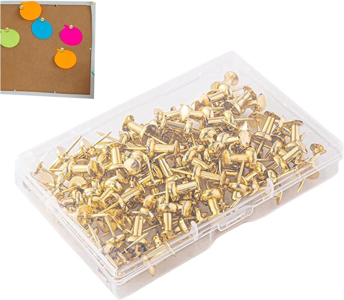 Gouden Punaises - Decoratieve Spelden - Documenten Bevestigen - Roestbestendige Legering - 100 stuks - Goud