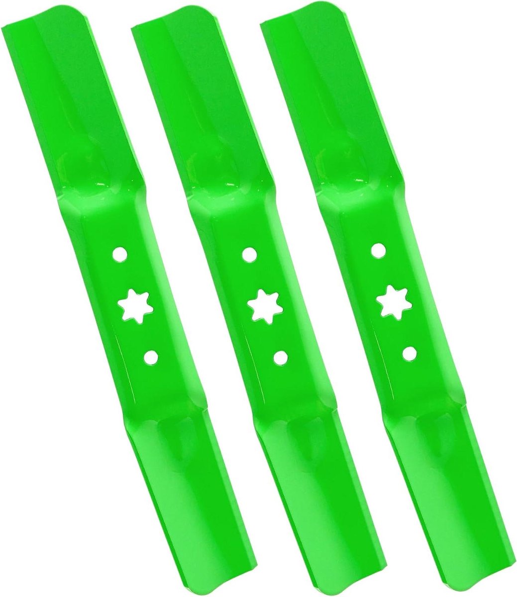 Grasmaaier messen - Vervangende messen - Gazononderhoud - Set van 3 - 50 inch - Groen