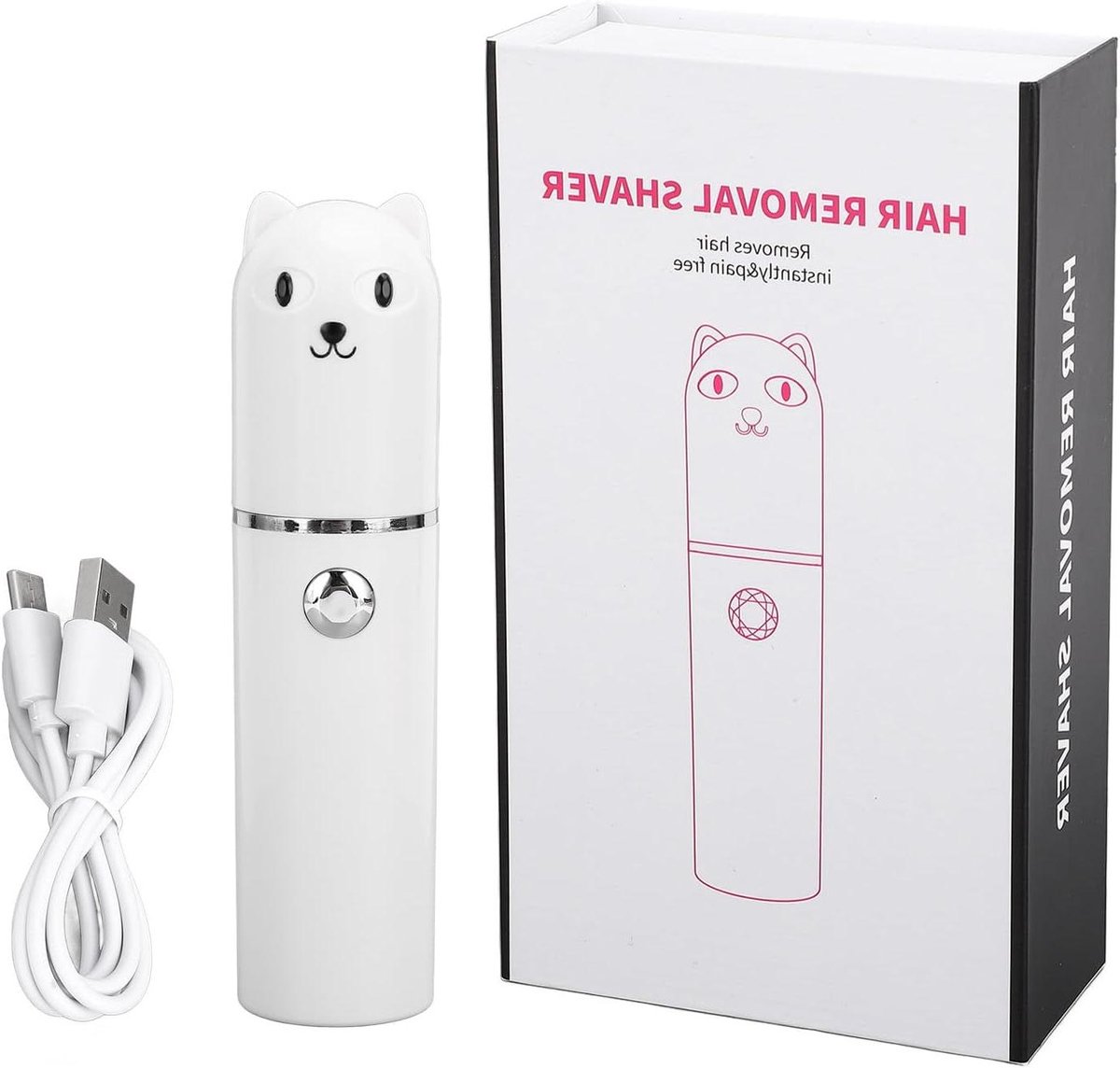 Mini Baardtrimmer - Zak Trimmer - Snelle Verzorging - USB Oplaadbaar - Compact Ontwerp - Zwart