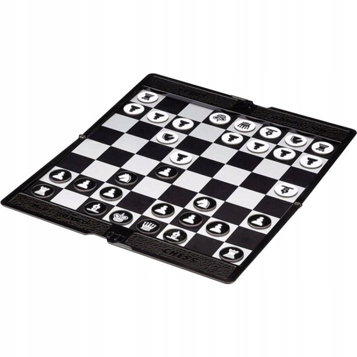 Magnetische Reis-Schaakset, Opvouwbaar en Compact