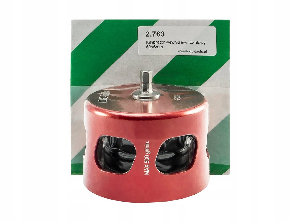 Logo Tools Calibrator & Fazonator 63mm voor PEX & Al-PEX Buizen