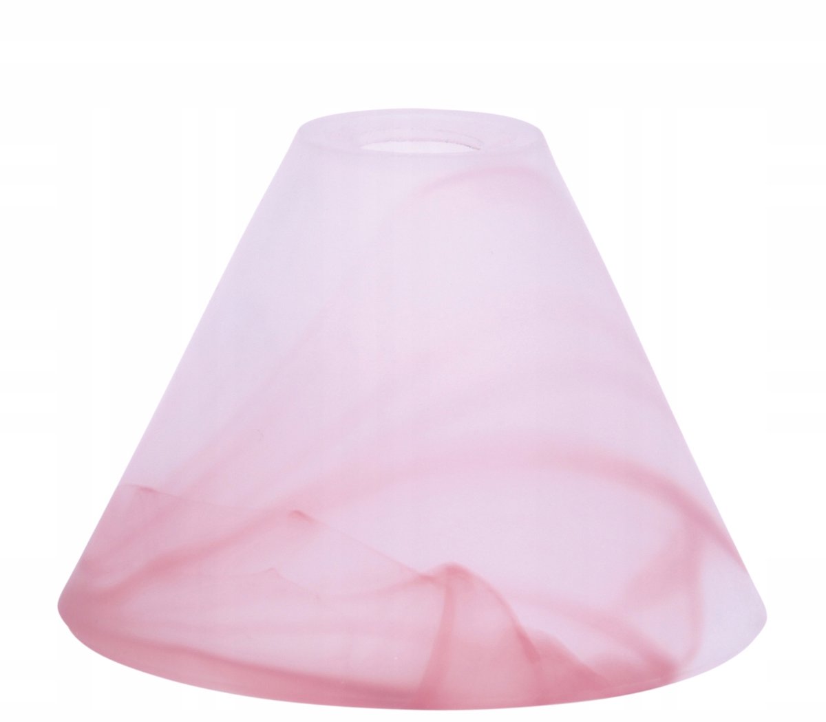 Glazen Lampenkap Wit-Roze Kegelvorm E14