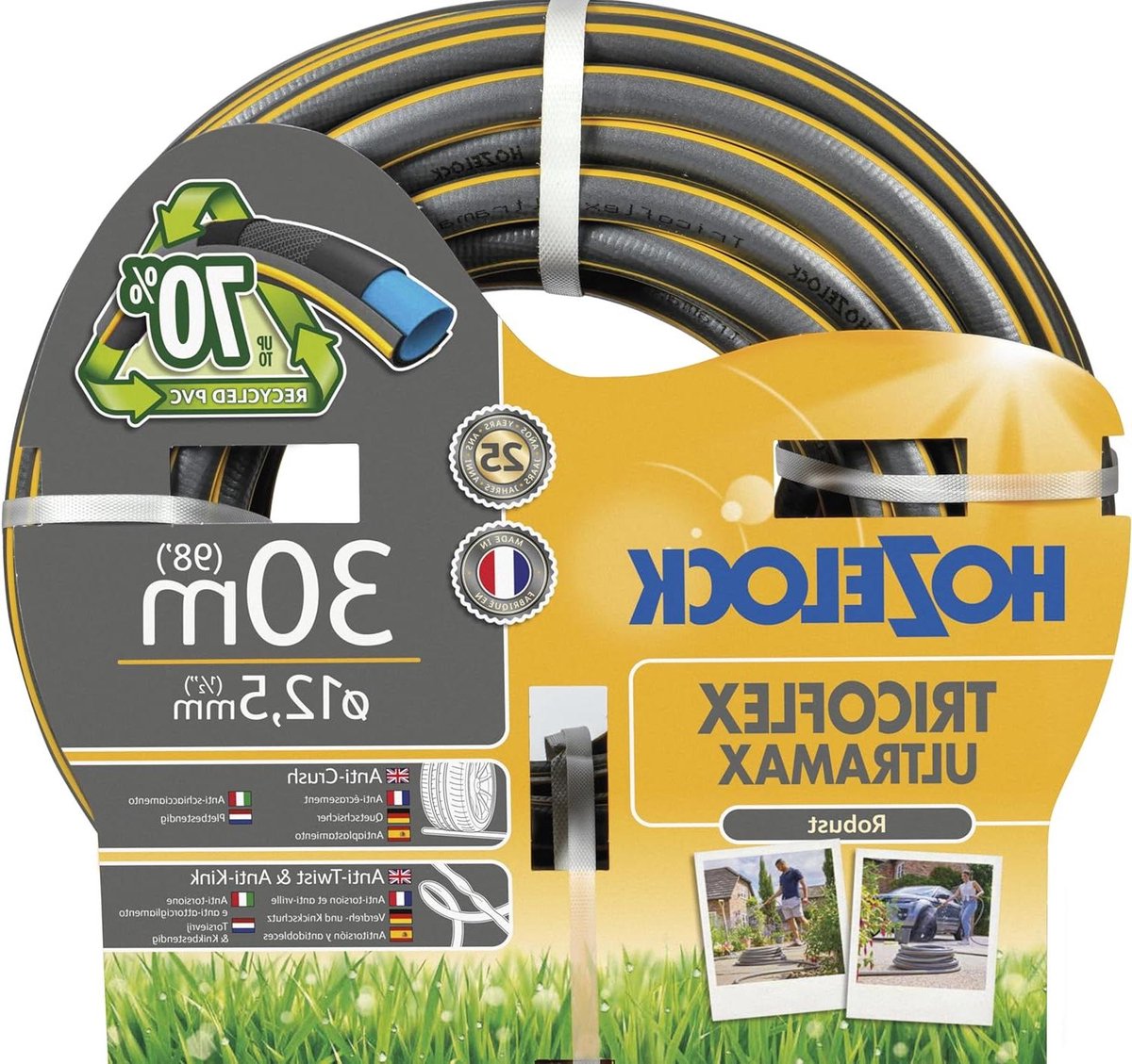 Tuinslang - Waterleiding - Tuin besproeien - Anti-twist technologie - 30 meter - Groen