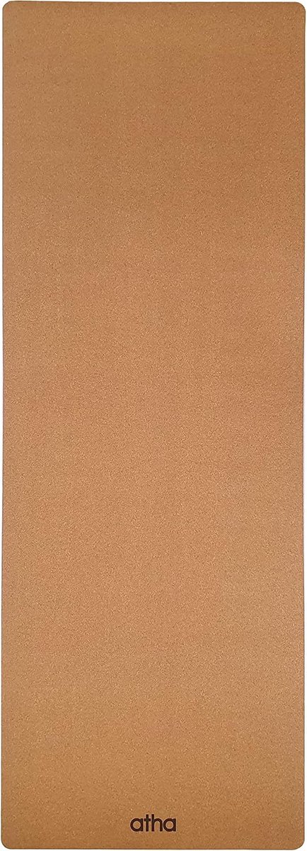 Yogamat - Eco mat - Yoga oefenen - Antislip kurk - 186x66 cm - Natuurlijk van Yogamat — afbeelding 5