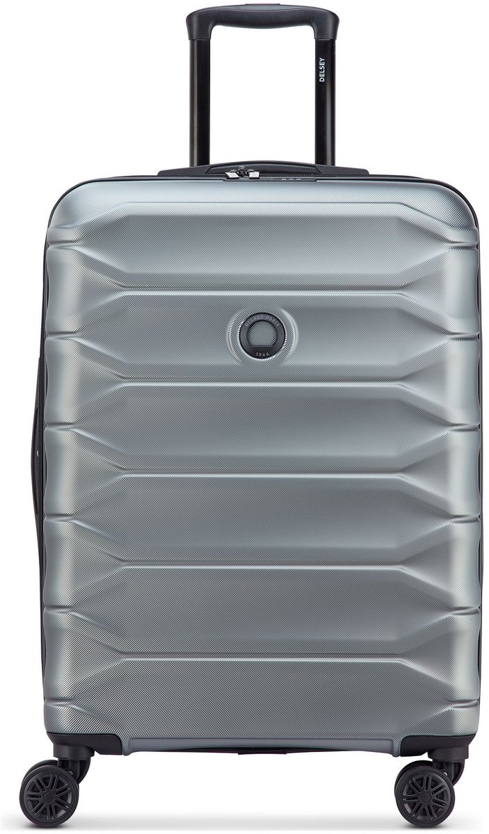 Delsey Paris Meteor 4 wielen Trolley 68 cm met uitbreidingsplooi - Harde bagage - TSA slot - graphite
