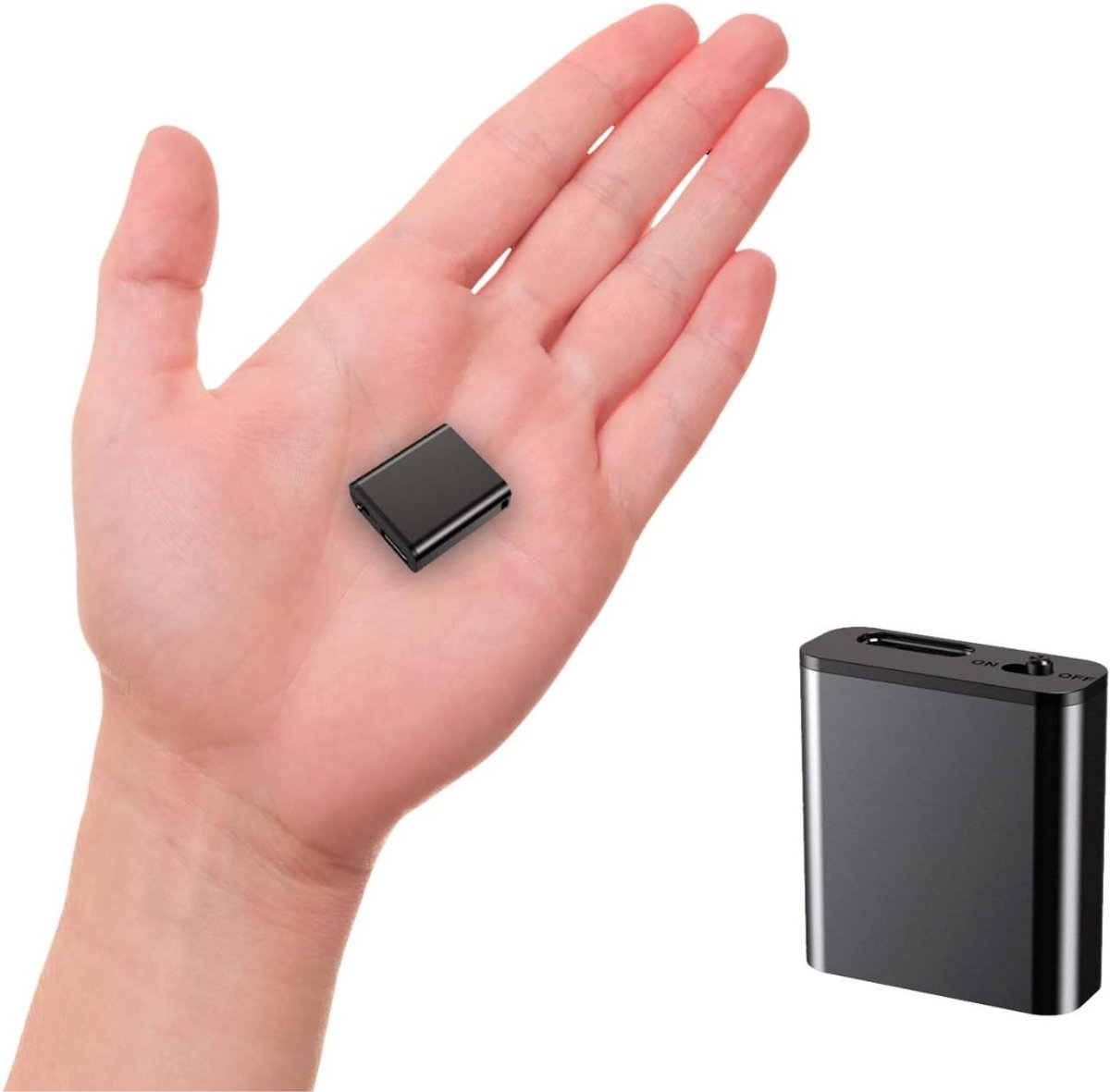 QORA® Afluisterapparatuur - Zwart - 1cm x 3cm x1 1cm