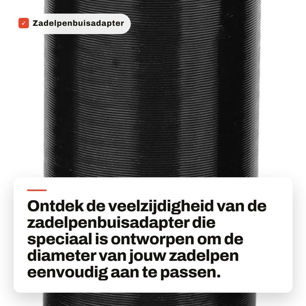 Dailygoods - Zadelpenbuisadapter - Aluminium zadelpenadapter - Eenvoudig te installeren - Verstelbare diameter - Perfect voor fietsen - Voor verschill...