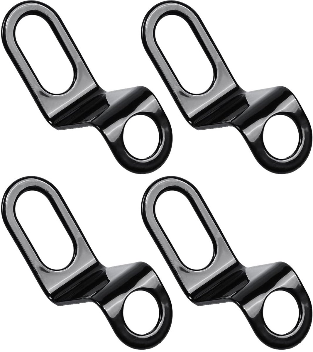 Dailygoods- Richtingaanwijzerbeugels - 2 Paar - Geschikt voor de meeste motorfietsen - Bevestigingsgaten 11/25 mm - Stevig staal - Antiroest/anticoorosi - Signaallampbeugels
