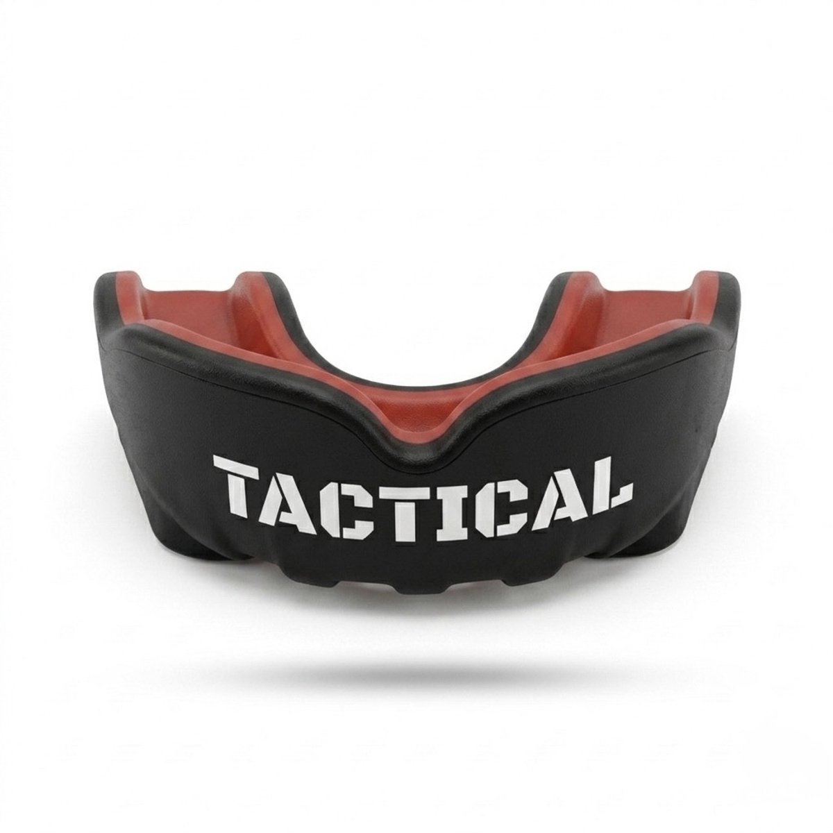 Tactical Fightwear Vechtsport Bitje - Ademend Mondbeschermer met Airflow-Gleuven & Extra Kies-Padding - Voor MMA, Kickboksen, BJJ & Boksen - Zwart
